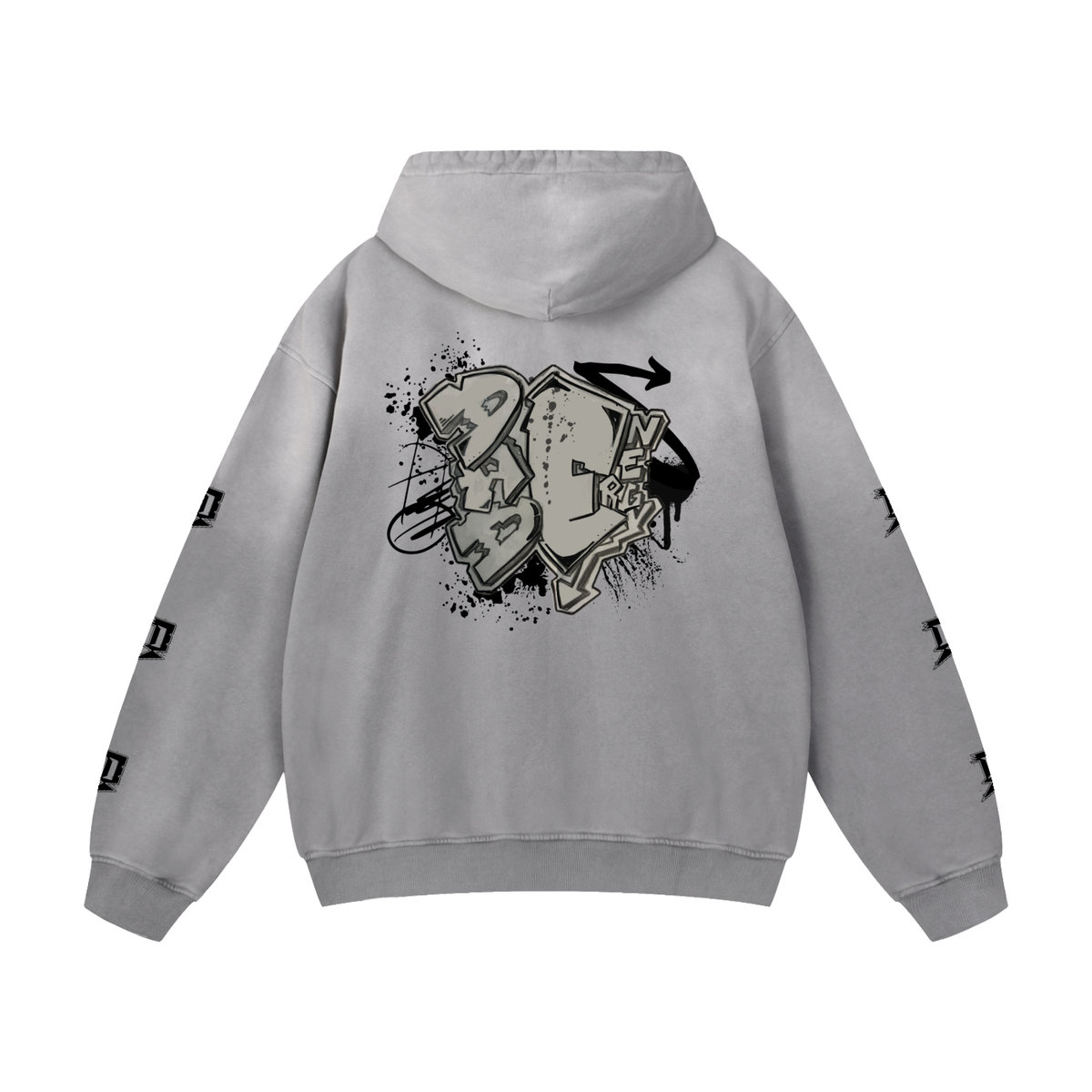 Ombre Graphic Hoodie