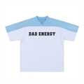 Oversized Mesh V-Neck Jersey